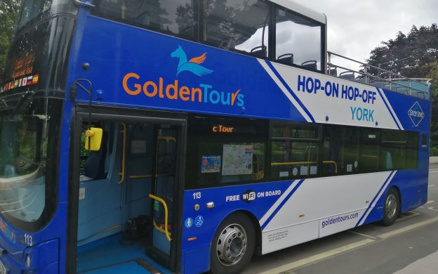 golden tours bus york